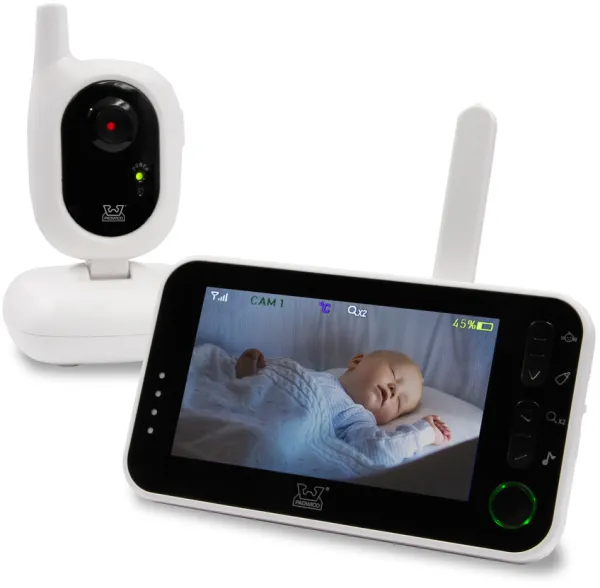 Padwico V8 Baby Monitor - Video - Rechargeable Battery