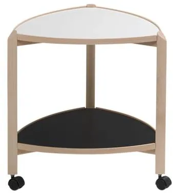Thomsen Furniture Visit trolley table - beech/melamine - natural beech - 55x50x50 cm