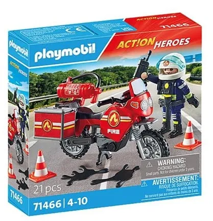 Playmobil Action - Fire Engine at the Accident Scene
