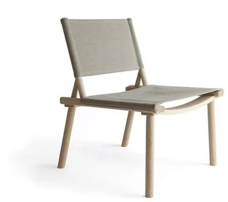 Nikari December Armchair Oiled Ash/Linen Canvas