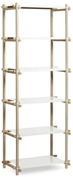 HAY Woody Column High Shelf Oak/White