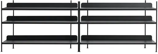Muuto Compile Shelving System 6 Black