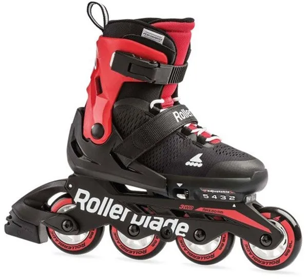 Rollerblade Roller Skates Black/Red - Size 33-36.5