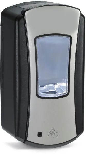 Discontinued: Pristine soap dispenser with sensor, LTX, black/chrome, 1200 ml