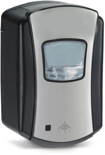 Discontinued: Pristine, soap dispenser with sensor, LTX, black/chrome, 700 ml