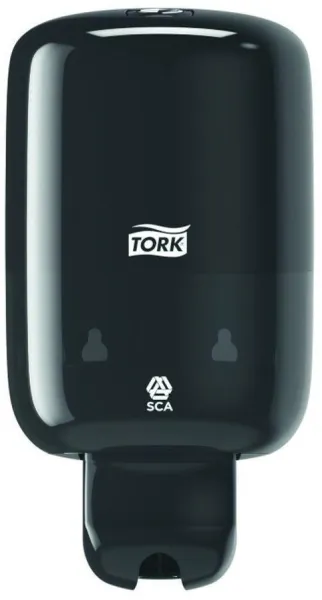 Tork S2 mini dispenser, 0.5 L, black ABS plastic
