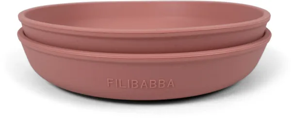 Silicone plate - rose